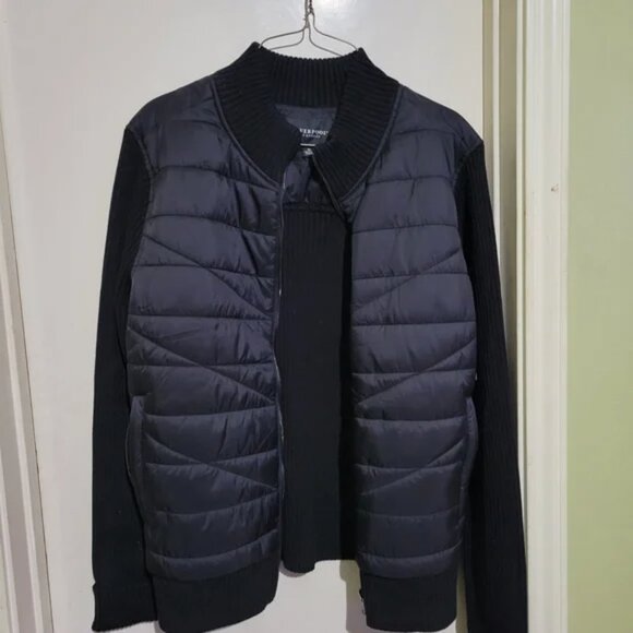 Jackets & Blazers - Black Quilted Jacket By Liverpool